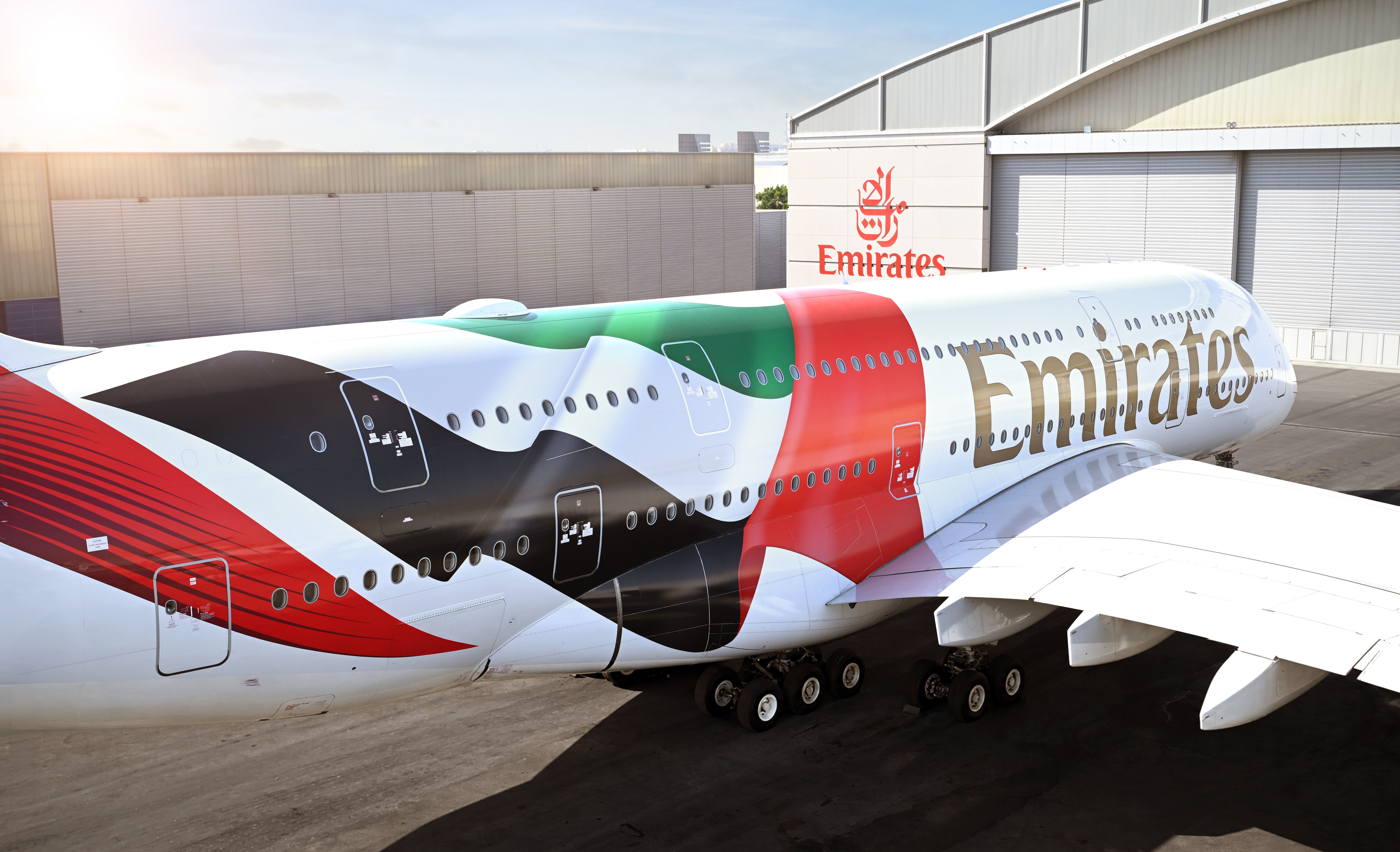 Emirates lifts the UAE flag higher than ever before
